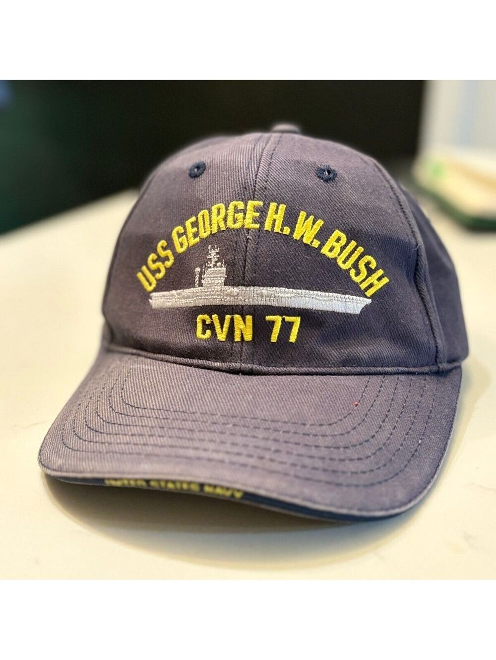 Authentic USS George H.W. Bush CVN-77, -Eagle Crest- Cover